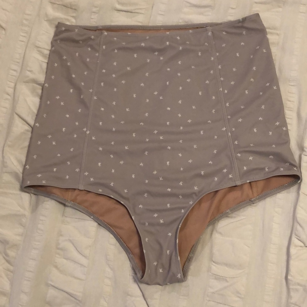Grey Kortni Jeane Swim Bottoms - Large